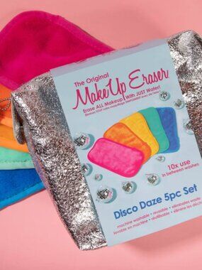 MakeUp Eraser Disco Daze 5pc Set - Pink, Orange, Yellow, Green, Blue
